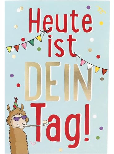 Depesche 11793-019 Jump outs - Grußkarte mit Musik, witzige Geburtstags-Karte mit farbenfrohem Motiv, passendem Spruch und Innentext