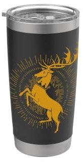 Game of Thrones Baratheon Sigil Logo Stainless Steel Insulated Tumbler