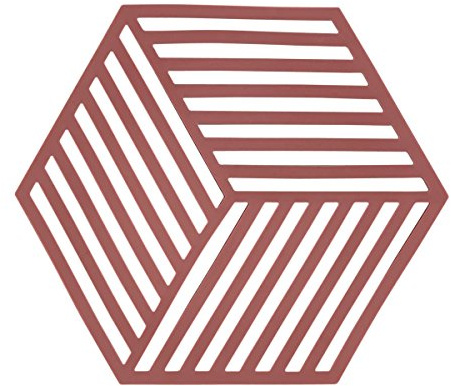 Zone Denmark Silikon-Untersetzer, Sechseck rot