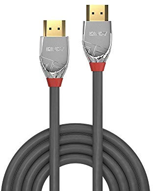 LINDY Cable HDMI 37870 50 cm Negro/Gris