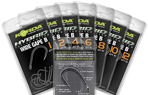 Korda Kamakura Wide Gape Barbless Karpfenhaken Size 4