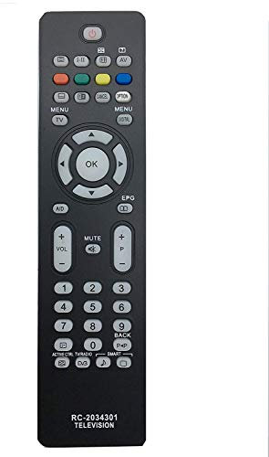 VINABTY RC2034301 / 01 Telecomando sostitutivo Compatibile con Philips PHILIPS 32PFL5522D / 05 19PFL5522D 26PFL3512 32PFL5522 42PFL3512 32PFL5522D TV