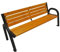Primario Grande Gartenbank, Parkbank Holz - Gartenmöbel, Outdoor Bank - Solider Bankrahmen Sitzbank Wetterfeste, Design Skandinavische (Primario Pinia, 200cm - Gesamtlänge der Bank)