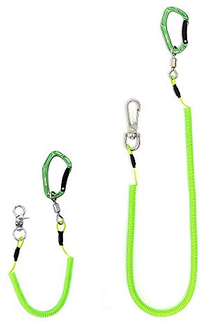 HERCULES Heavy Duty Fishing Lanyard, Coiled Lanyard for Fishing, Rods, Pliers, Boating, Paddles, Kayak