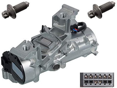 febi bilstein 107817 Zündschlossgehäuse mit Zündschalter und Schrauben, 1 Stück