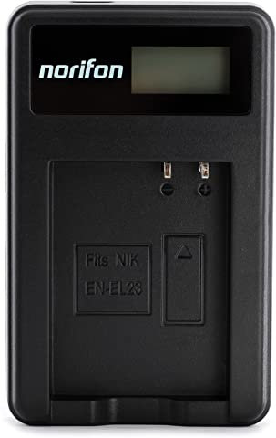 EN-EL23 LCD USB Chargeur pour Nikon Coolpix P600, Coolpix P610, Coolpix P900 Caméra et Plus