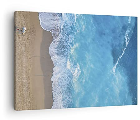 ARTTOR Bilder auf Leinwand 70x50cm Wandbild Landschaften Maritim - 5118