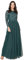 Maya Deluxe Damen Women's for Wedding Guest Plus Size Large Rich High Waist Sequins Long Sleeve Prom Evening Bridesmaid Dress, Emerald, 42 EU