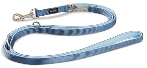 Wolters Führleine Professional Comfort, Farbe:Riverside Blue/Sky Blue, Größe:M 200 cm x 15 mm
