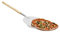 Relaxdays 2 x Pizzaschaufel rund, Pizzaschieber, Holzgriff, Profi Pizzaheber & Brotschieber, Aluminium, Ø 30cm, Natur/Silber