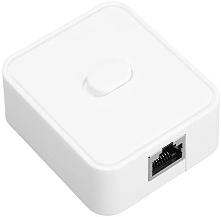 2 Port Gigabit Network Switch, 10/100/1000Mbps PoE Extender Switch Ethernet Repeater Adapter, RJ45 Network Splitter 2 In 1 Out / 1 In 2 Out Power Free FOR Cat6