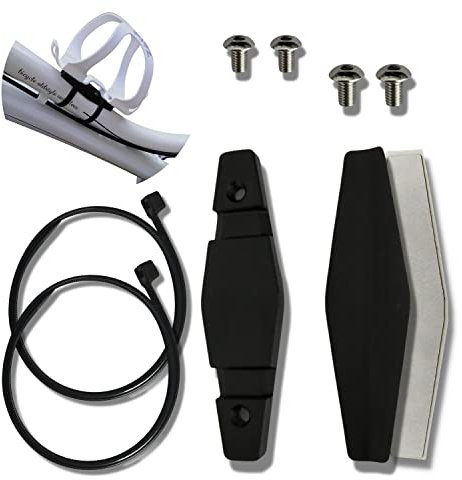 BeDiCo I - Adaptador de montaje múltiple I soporte para botellas de bicicleta I universal I aluminio I portabotellas I sin tornillos