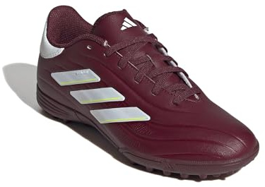 adidas Unisex-Child Copa Pure II League Turf, Shadow Red/White/Team Solar Yellow, 5