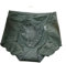 KATIAK Damen-Slips 3 Packs M-XL Lace Women's Plus Size Traaceless Girl's Slips-Moshen Green-XL