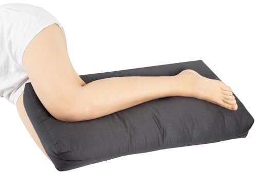 MINUPWELL Kniekissen für Seitenschläfer - Zwischen Bein & Unterknie Kissen für Rückenschläfer - Beinkissen mit 850G 7D Alternative zur Linderung von Bein-, Rücken- und Knieschmerzen - 100%