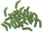 Milageto 30Pcs Fishing Terminal Tackles Hook Aligner Carp Fishing Hook Kickers Aligner Fishhook Sleeves for Freshwater, Green
