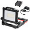 ENILUX LED Fluter MOBIL PRO 18V Akku-Baustrahler inkl. Netzteil + 1x Adapterplatte kompatibel mit HILTI 22V, LED Arbeitsleuchte, Akkuleuchte für Akkus von HILTI