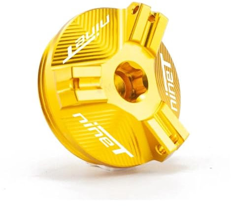 Ölabdeckung Für R NEUN T Moto Racing Motoröl Kraftstoff Füllstoff Abdeckung Kappe Stecker Für BMW Für RNINET 2014-2016 2017 Für R NineT (Farbe : Gold)