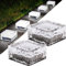 Set Solar Pflastersteine Außenleuchte,2 Solarsteine für Außen Garten Wasserfest,Bodenstrahler Solar,LED Solar Bodenleuchten,Wegbeleuchtung Wasserdicht Pflastersteine,Dekoration Lichter für Balkon,Pfad