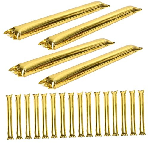 KOMBIUDA 20 Stück Aufblasbare Lärmstäbe Aus Aluminiumfolie Partygeschenke Lärmmacher Für Konzerte