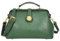 HOL848 Damen-Handtasche aus echtem Leder, mittlere Größe, grün, Medium
