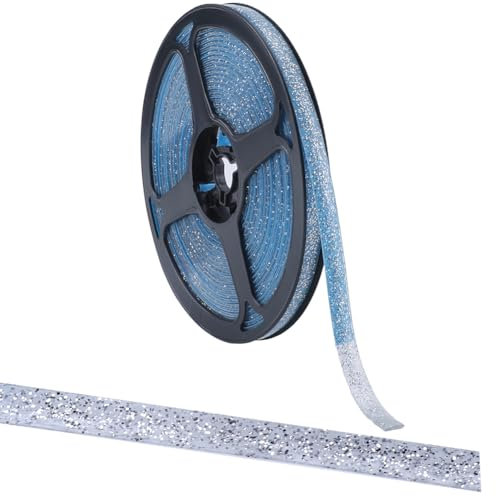 GORGECRAFT Bande de Calfeutrage 6m*8mm Autocollante Argentée pour Coin de Salle de Bain Carrelage en Céramique Bande de Calfeutrage Bandes de Garniture Ruban D'Étanchéité Décoratif pour Poêle Évier