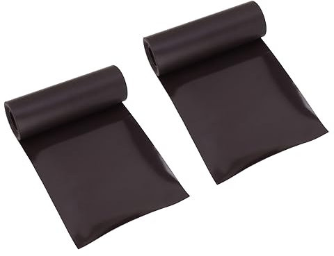 2 Stück Magnetischer Kamin Zugluftstopper, Magnetische Gummi Entlüftungsabdeckung für Gartenkamin, Innenschornstein, Zugluftstopper (101,6 * 15,24 cm)