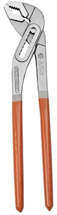 300mm Multifunktionale Hochleistungs-Wasserpumpenzange, Chrom-Vanadium Verstellbare Rohrzange mit 8-Positionen Backe,Orange