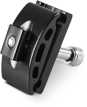 Bicycle Seatpost Head Aluminum Alloy Bicycle Seatpost Clamp Head Seatpost Clamp Parts Post Head Saddle Pipe Head for Mountain Bike Cycling (Black)