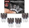 20 Stück 800 Körnung Schleifhülsen Satz für Dremel Rotationswerkzeug, Schleiftrommel-Set für Bohrmaschinen und Bohrmaschinen, Hülsen-Set, Schleifpapierstange für Metall, Holz, Form, Stein, Polieren