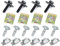 Kit Vis Cache Protection Sous Moteur compatible pour C5 de 2001 à 2008 & 407 de 2004 à 2011