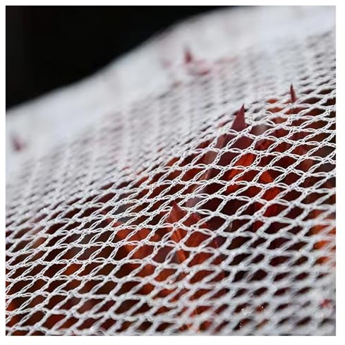 Koncey Garden Mesh Netting Barrier, Anti-Hail Net for Vegetables Plants, Insect/Bird Protection Netting, 0.5cm Mesh, Fruits Trees Covers, Multiple Sizes(6M x 6 M)