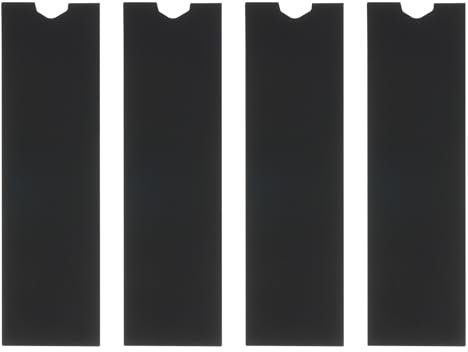 PATIKIL M.2 2280 Nvme SSD Heatsink 74x22x3mm, 4 Pcs Laptop Memory Heatsink Copper Cooling Thermal Pad Radiator Cooler for Laptop, Black