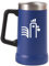KIKIRIKIT 0.7L - Jarra Cerveza Acero Inoxidable - Mantiene la Cerveza Fría 4 horas - Vaso Termico Vintage - Libre de BPA - Apta Para Lavavajillas - Regalos para hombres (Azul Marino)