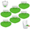 Huucozn 6 PCS Filtro para Urinario, Alfombrilla Urinario, Pantalla de urinarios con Forma de Portería de Fútbol, Rejilla para Urinarios de Todo Tipo, Centros comerciales y Oficinas