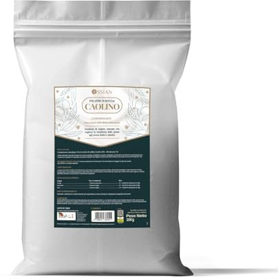 Ossian Caolino Micronizzato per Piante 10 KG – Polvere Naturale Biologica – Protezione contro Mosca dell’Olivo, Insetti e Parassiti – Agricoltura Biologica