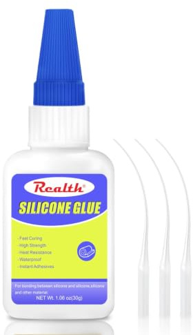 Realth Silicone Sigillante 30g con 3 Contagocce, 1 Pc