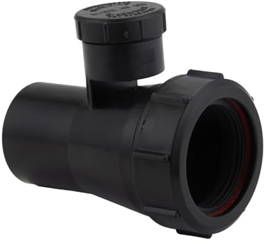 McAlpine 1 1/2 Anti Siphon Adaptor - Black