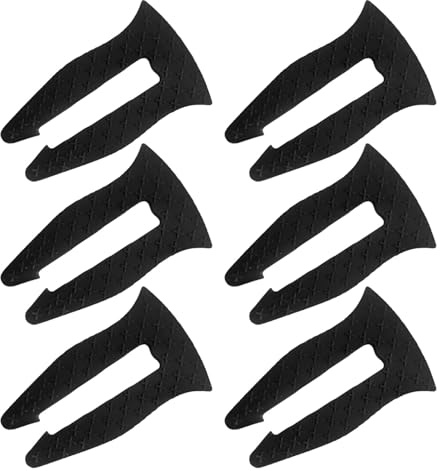 6 Stück Sicherheitsknöpfe für Gasherd aus Silikon, Schwarz | Kindersichere Ofenknopfabdeckungen, Universelle Passform für Kochbereich, Leicht zu Montieren