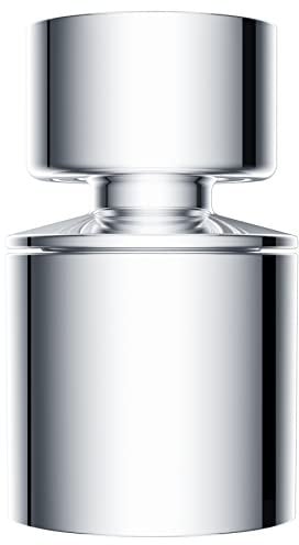 Waternymph Dual-Function 2-Flow Faucet Tap Aerator Swivel, ACS Certification, 360-Degree Twist and Rotation Kitchen Sink Aerator with 2 Sprayer - 22mm Female Thread - Chrome Finished(FM22)