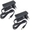 DZYDZR 2pcs 80-240V AC/DC Adaptateur DC 12V 4A 48W 5,5 x 2,1/2,5mm Mural Alimentation pour LED Strip
