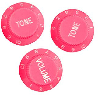 FLEOR Northwest Guitars Steuerknöpfe für E-Gitarre, 2T1V, 2 Töne, 1 Lautstärke, Weiß