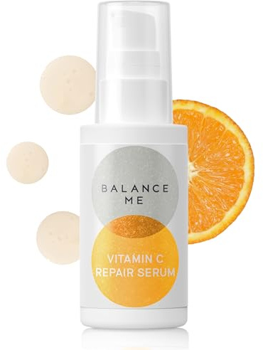 Balance Me Repair Vitamin C Serum 30ml, With Hyaluronic Acid and Collagen | Hydrating Serum, Treatment for Hyperpigmentation, Dark Spots, Wrinkles