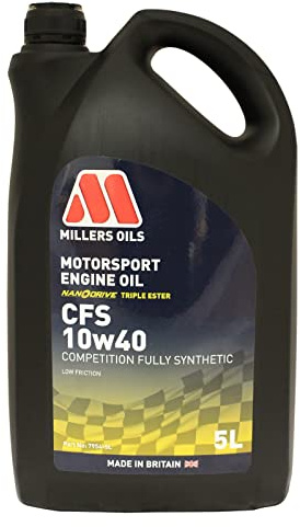 Millers Oils CFS 10w40 Fully Synthetic Motorsport Engine Oil, 5 litres