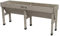 VegTrug® Hochbeet Wall Hugger - platzsparender Pflanzkasten für Balkon & Terrasse 310 L Volumen inkl. Pflanzvlies - Frühbeet ergonomische V-Form für Gemüse Kräuter Blumen - Grey 183x46x80 cm