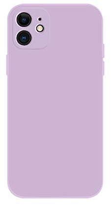 Rdyi6ba8 Cover per iPhone 12 Mini, Gel Silicone Liquido Custodia con Protezione Fotocamera e con Morbida Microfibra Fodera [Antiurto] Cover per iPhone 12 Mini - Viola