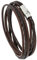 Simaru Armband echtes Leder mit Edelstahl Magnetverschluss, Unisex Lederarmband Made in EU, Wickelarmband für Damen & Herren, hautfreundlich