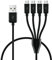 GELRHONR Câble Répartiteur USB Vers Micro USB 4 en 1 - Câble de Charge et Synchronisation 1 Vers 4 - Cordon Adaptateur