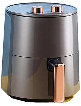WANWEN Friteuse sans Huile, 4.5L Friteuses sans Huile Cuiseur antiadhésif, Cuisine Maison Panier Facile à Nettoyer, pour Frire Rôtir Griller Cuisson,Gris Little Surprise