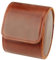 WLDOCA Uhrenbox Reise - Echtes Leder Uhrenrolle Reiseetui Für Männer Und Frauen, Uhrenbox Reise Uhrendisplaybox Uhrenaufbewahrung Und Organizer Sicherer Reiseschutz Uhrenbox,Braun,1 Watch case